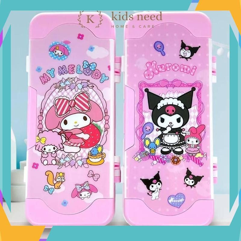 

Diskon (2 Sisi) Kotak Pensil Karakter Kuromi Melody Multifungsi / Tempat Pensil Anak Sekolah Dengan Ruler Set / Pensil Box Karakter Sanrio Hadiah Sekolah WKD-19