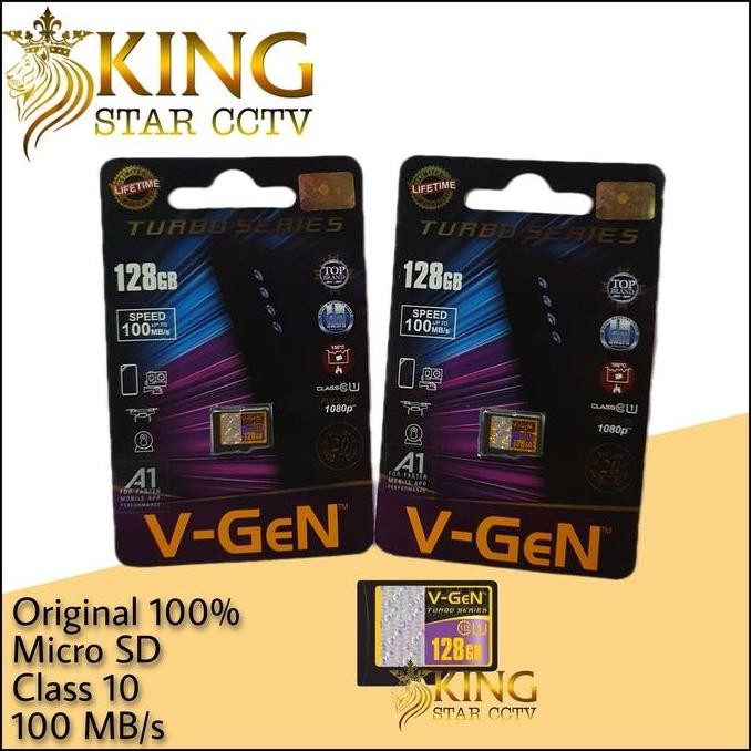 Terbaik Micro Sd V-Gen 128Gb,Microsd Vigen/Memory Card Vgen 128Gb 100% Ori