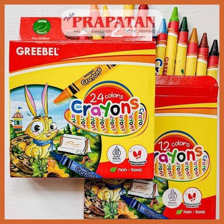

(ATK) GREEBEL WAX CRAYON | KRAYON WAX ALAT TULIS LUKIS SEKOLAH KULIAH GAMBAR KANTOR