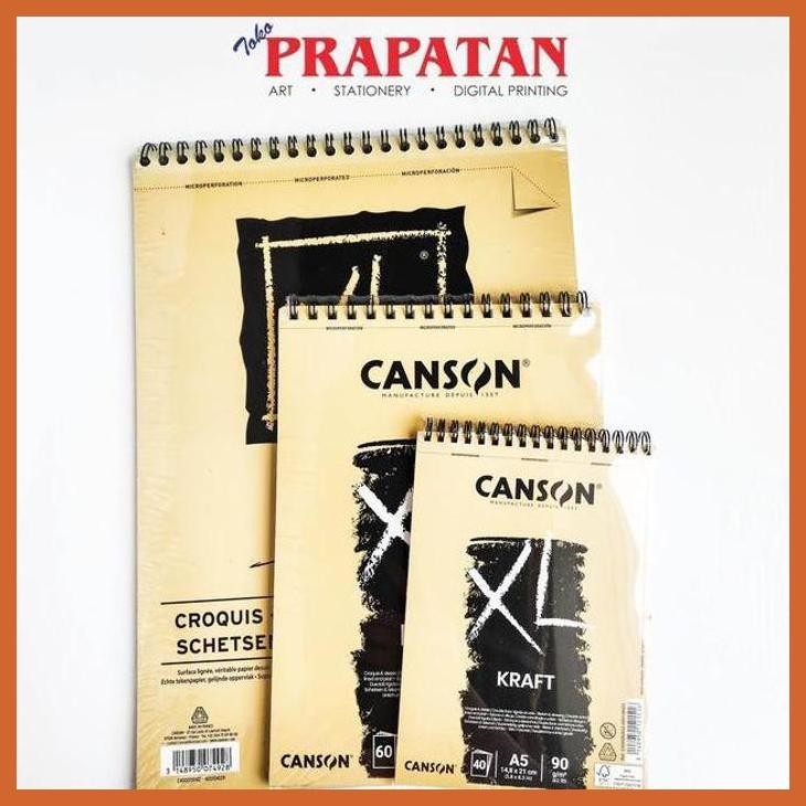 

(ATK) CANSON XL KRAFT CROQUIS SKETCHBOOK ALAT TULIS LUKIS SEKOLAH KULIAH GAMBAR KANTOR