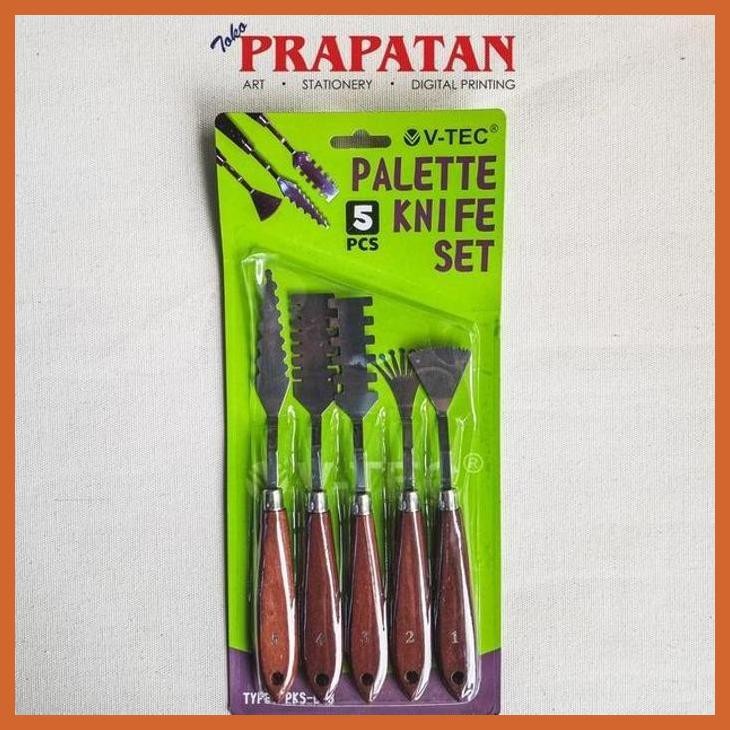 

(ATK) V-TEC PALETTE KNIFE SET PKS008 / PISAU PALET V-TEC ALAT TULIS LUKIS SEKOLAH KULIAH GAMBAR KANTOR
