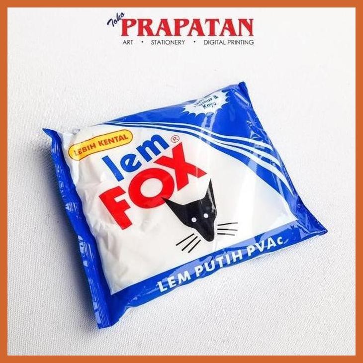 

(ATK) LEM FOX PUTIH PVAC 600GR / LEM PLAMUR & KAYU ALAT TULIS LUKIS SEKOLAH KULIAH GAMBAR KANTOR