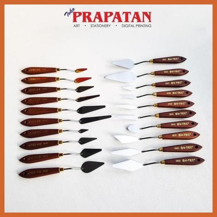 

(ATK) PISAU PALET LUKIS V-TEC PER PC / PAINTING KNIFE / PALETTE KNIFE 3 ALAT TULIS LUKIS SEKOLAH KULIAH GAMBAR KANTOR