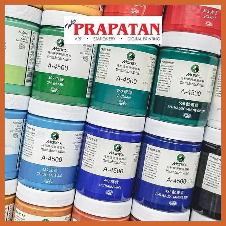 

(ATK) CAT AKRILIK MARIES 500ML | MARIES ACRYLIC ALAT TULIS LUKIS SEKOLAH KULIAH GAMBAR KANTOR