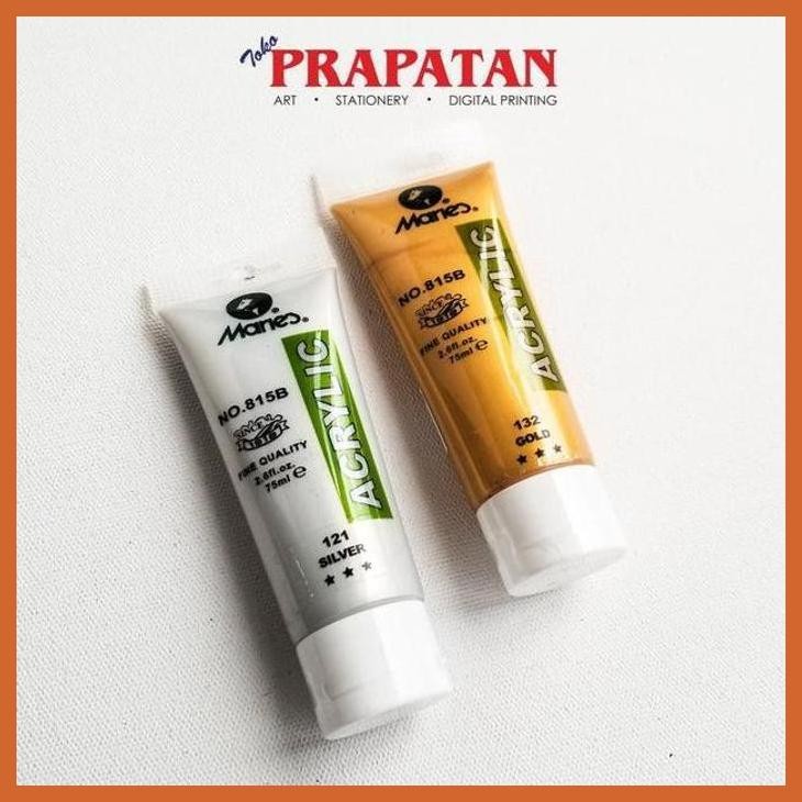 

(ATK) CAT AKRILIK MARIES 75 ML (GOLD, SILVER) ALAT TULIS LUKIS SEKOLAH KULIAH GAMBAR KANTOR