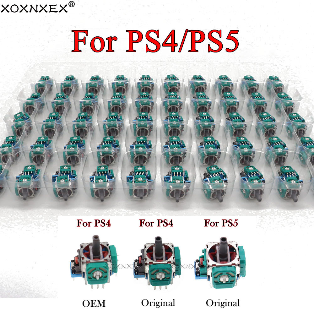 

1 pcs 3D Analog Joystick Grip bagian perbaikan tongkat Modul Sensor Potensiometer Untuk Sony PS4 PS5