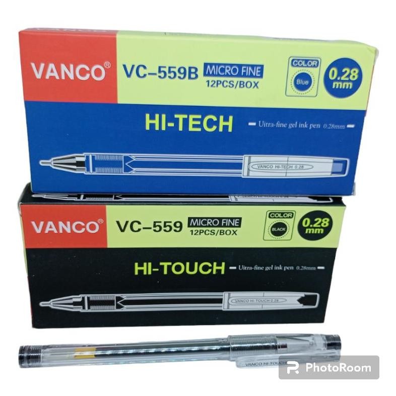 

Special (12 Pcs) Pulpen Vanco Vc-559/Pulpen Hi-Tech Vanco To94