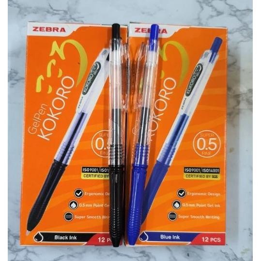 

[Kecil Pulpen Gel Kokoro 0.5Mm / Pen / Sweet Semi Gel - Lusin (12 Pcis ) Pen Zebra Sweet Gel We69