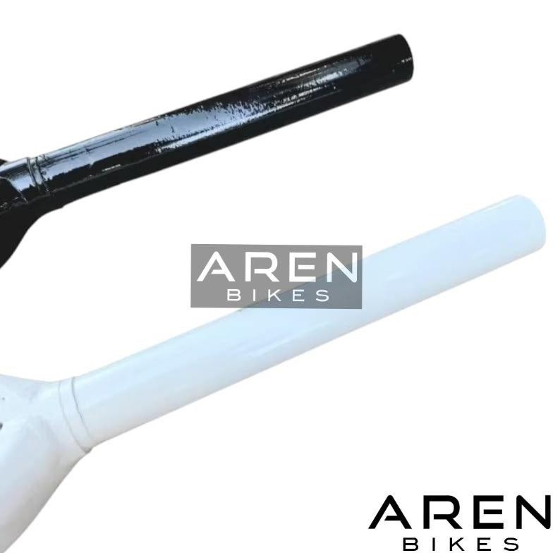 Promo.. Fork Sepeda Fixie 700 C 700C Garpu Standar Dan Oversize Os 22.2 25.4 28.6 Hitam Putih Merah 