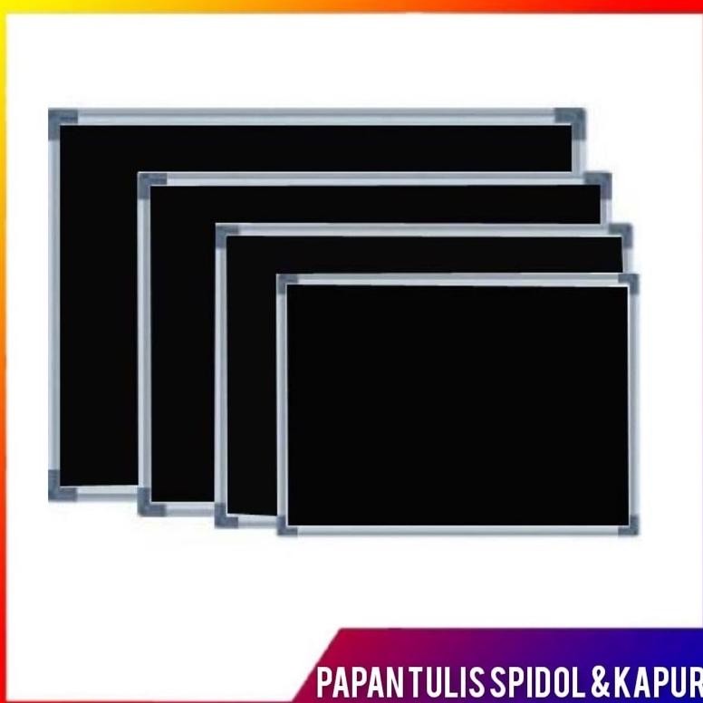 

[Kecil Papan Tulis 2In1(Bisa Di Pakai) Spidol Dan Kapur Whiteboard / Blackboard Ukuran 30X50 Ia-76