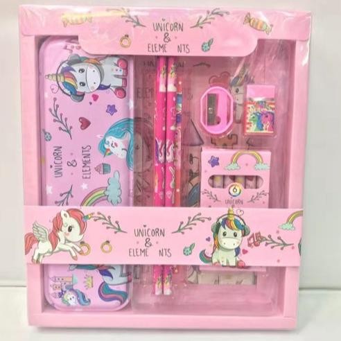 

Sale Study Set Stationery Set Alat Tulis Sekolah Karakter Unicorn/Spiderman/Frozen/Little Pony 8015 Hy-120
