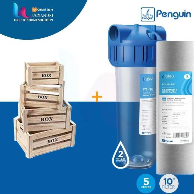 Filter Air Penguin Pbf 10 Pp Water Filter Tangki, Toren, Tandon