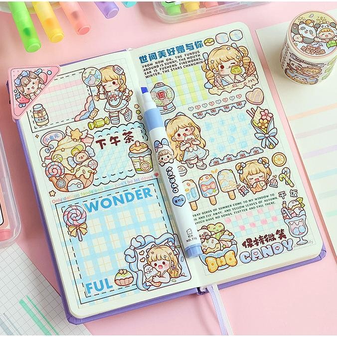 

Terlaris Highlighter 6 Warna Pastel Doodle Pen 1 Set 6 Pcs Buat Jurnaling Edisi Dodogirl Tld137 Ed-7