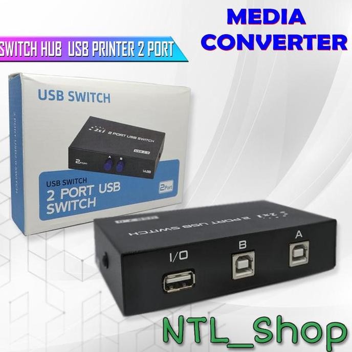 ''Terlaris" Data Switch Usb Printer 2 Port - Switch Usb Printer 2Port Manual Murah