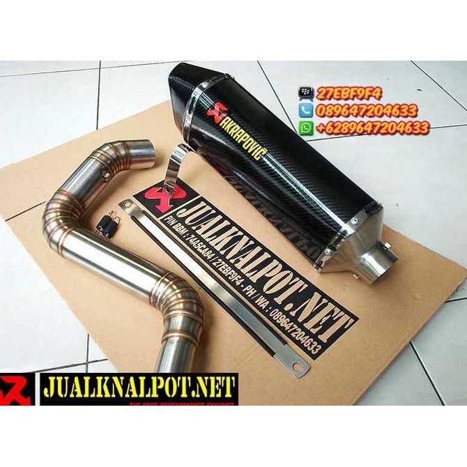 Knalpot KTM Duke 200 KTM Duke 250 RC AKRAPOVIC CARBON SE NGEBASS GAHAR Original