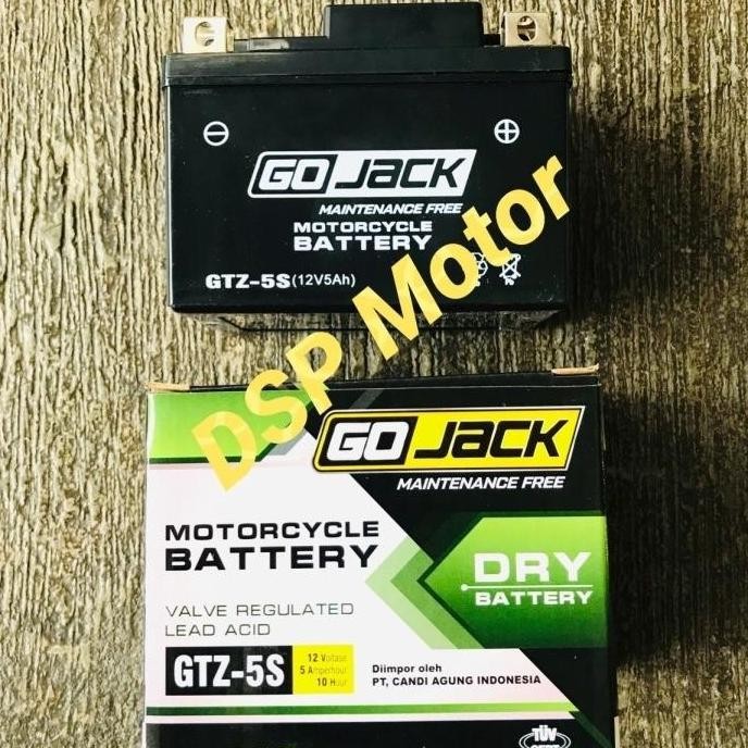 DF104 >> Aki Federal Maintenance Free FTZ5S-BS 12V 5Ah/ 10HR Karisma & Mtr Baru