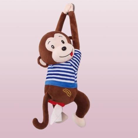 DB65>> Tempat Tisu Boneka Monyet Gantung / Tempat Tisu Gantung Mobil Lucu Dan Unik Car