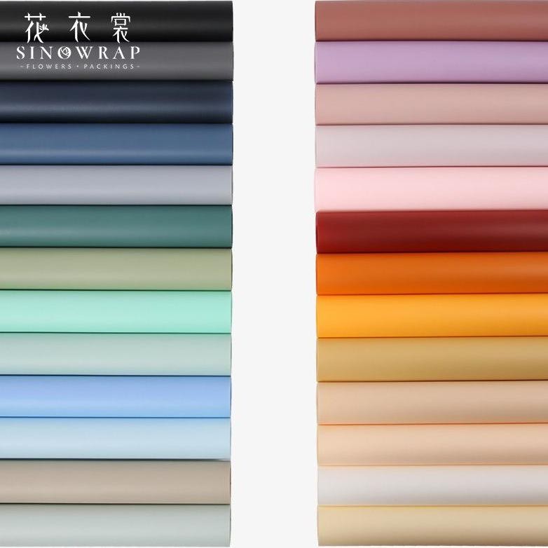 

Terlaris 20 Lembar Kertas Buket Bunga Cellophane Polos Waterproof Se-7