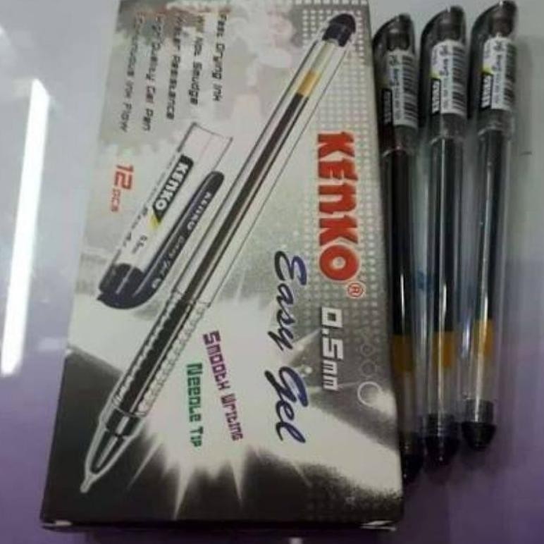 

Terlaris 12 Pcs - Pulpen Kenko Easy Gel / Pen Kenko Easy Gel / Pena Kenko Easy Gel 0.5Mm Ia-76