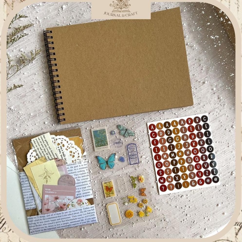 

Bisa Cod Scrapbook Album Kit Journaling Scrapbooking Kado Aesthetic Oh34
