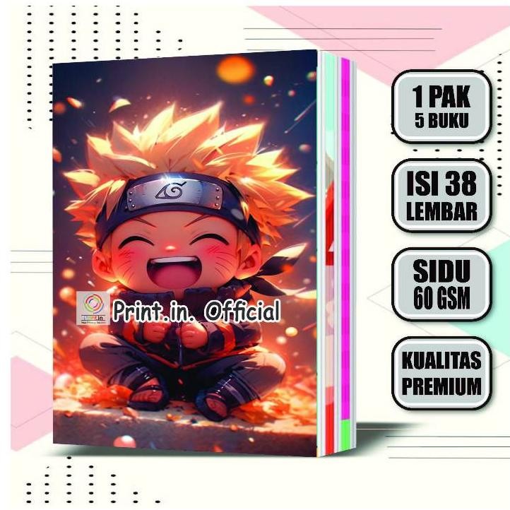 

Hot Buku Tulis Custom Cute Naruto Baby 38 Lembar / Buku Tulis Sekolah Asd-86