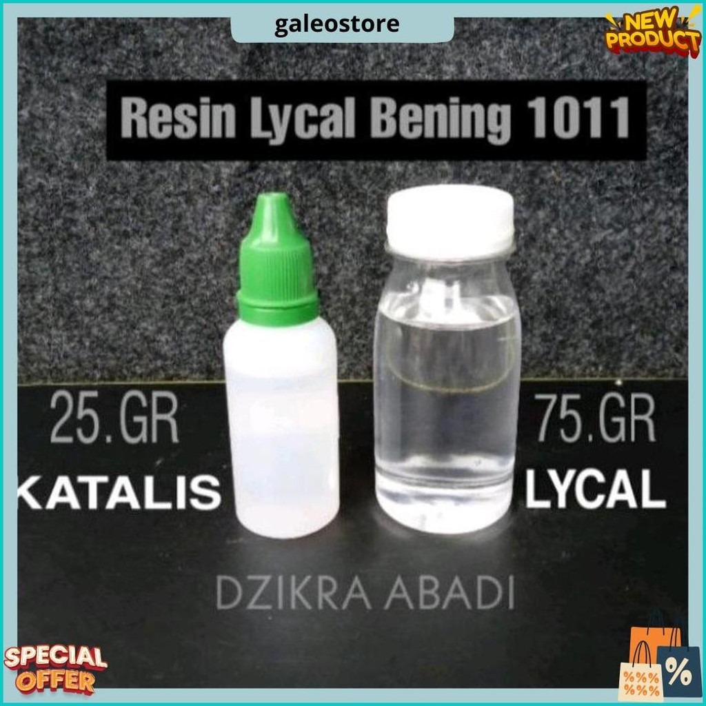

Resin Lycal Lical Keras Bening (1011) 100.Gr Gratis Ongkir