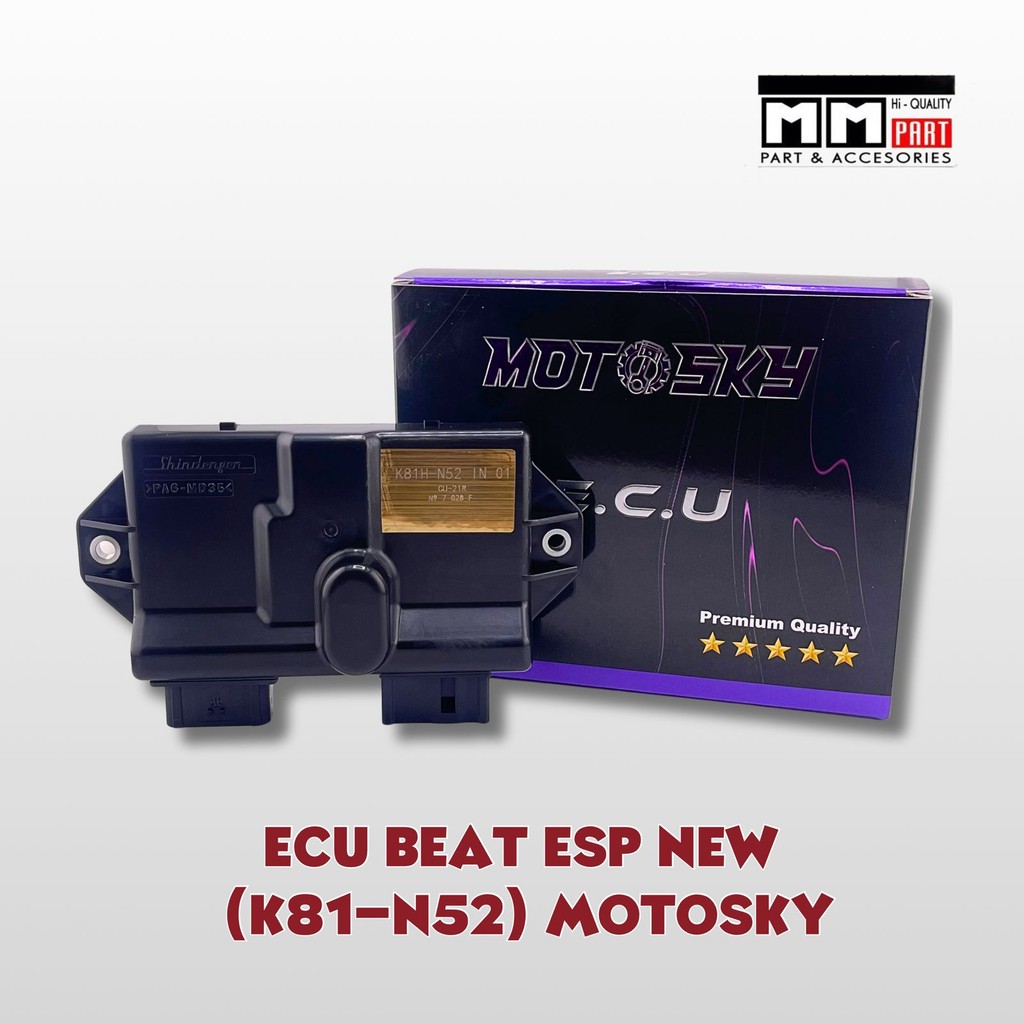ECU BEAT ESP NEW NON ISS K81-N52 MOTOSKY - Ecu Beat POP / Beat eSP NON ISS K81H-N52 IN 01