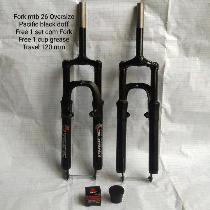 Promo Fork garpu sepeda mtb 26 inch travel 120 mm free 1 set com & grease COD