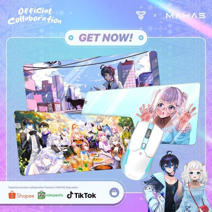 Fantech X MAHA5 Exclusive Limited Edition Mouse Gaming Wireless Mousepad Deskmat