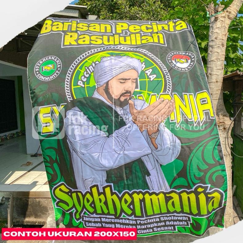 Salt Ready Stock Siap Kirim Promo Jumbo 300X200 | Bendera Syekhermania 200X300 Bendera Syekhermania 