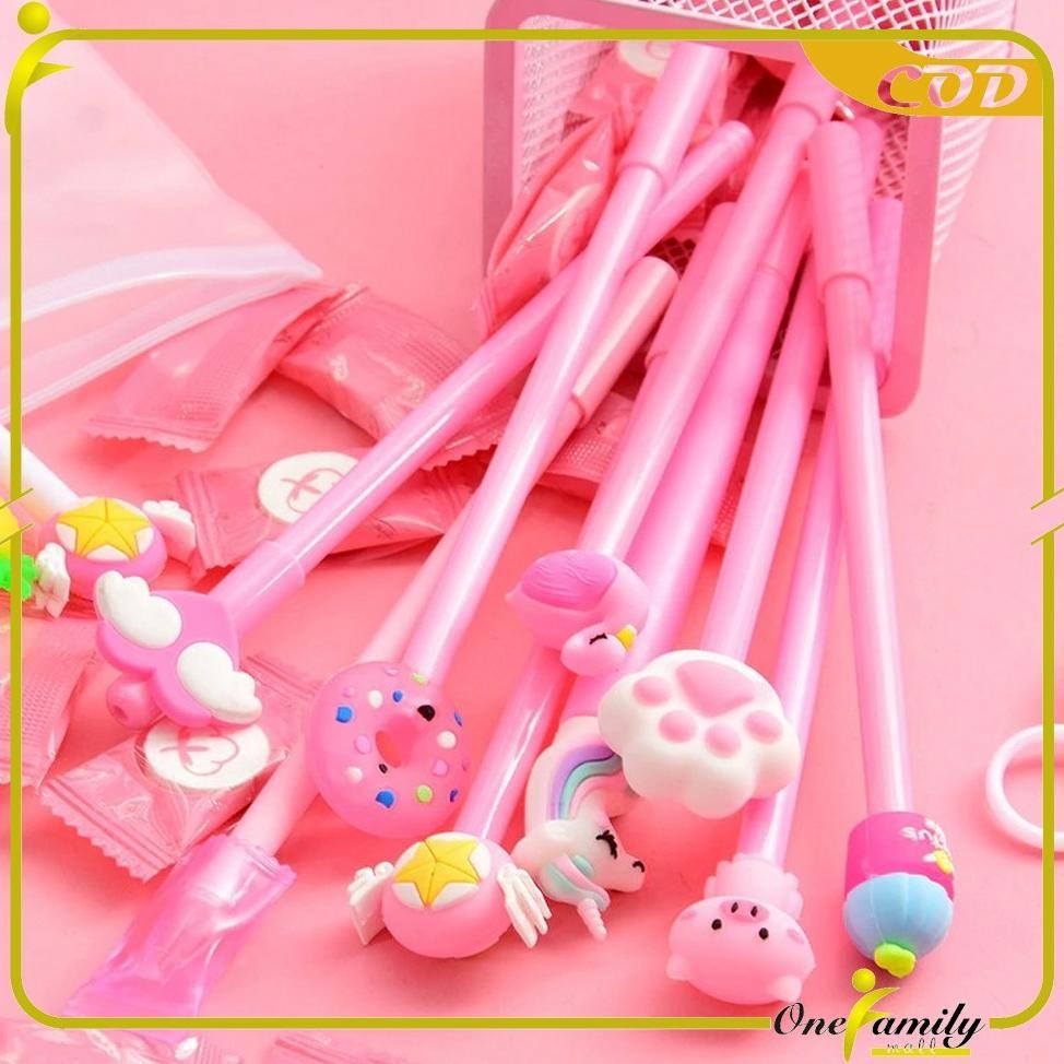 

Heatshrin One-A15 Pulpen Gel Karakter Lucu Set Isi 20Pcs Pena Free Zipper Pouch Tempat Pensil Transparan Murah Gub-103