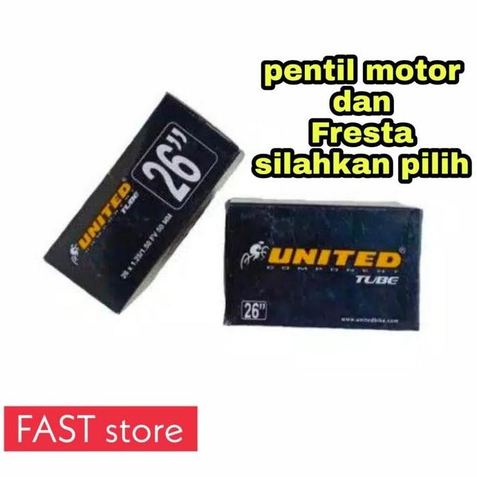 Promo Ban dalam road bike 26 x 1.25 / 1.50 AV/FV 26x1.50 united COD