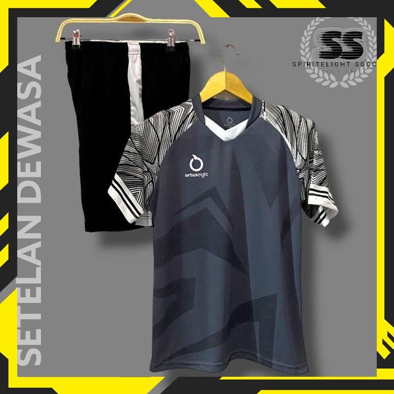 Terbaik JERSEY SEPAK BOLA & FUTSAL VOLLY BADMINTON SATU SET BAJU CELANA DEWASA MCH-76