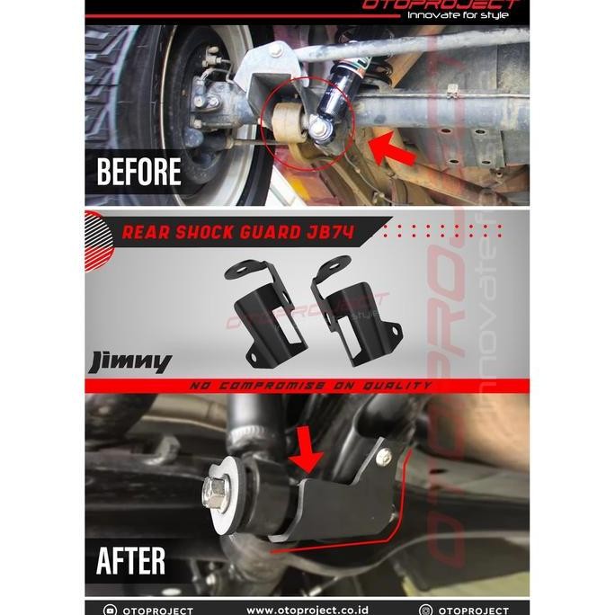 PROMO - Otoproject - Rear Shock Guard Jimny Jb74 | Pelindung Shock Belakang Jimny JB74