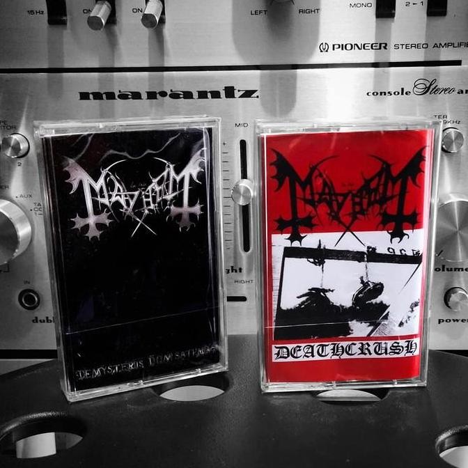CR - MAYHEM DEATHCRUSH CASSETTE - KASET MAYHEM TERLARIS