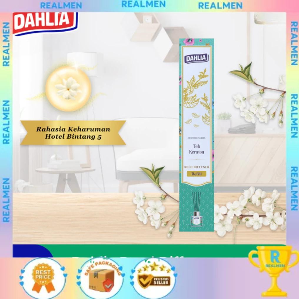 Dahlia Reed Diffuser Refill Teh Keraton | REFILL REED DIFFUSER KERATON 30ML aSt