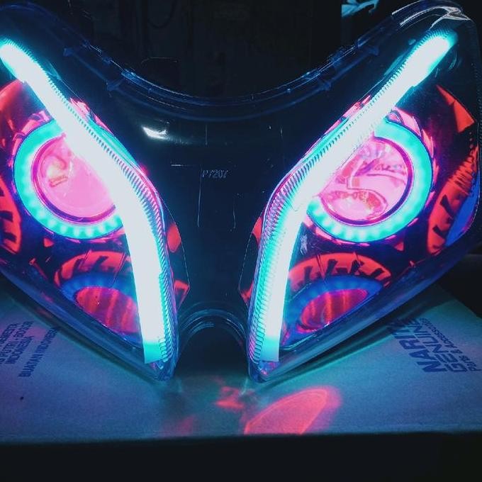 Reflektor Lampu Depan Honda Vario 110 Karbu Projie Hi Low Alis Kabel Motor