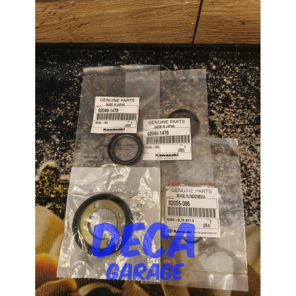 SEAL SIL KRUK AS NINJA FULLSET SEAL KRUK AS SEAL RECEIVER OIL ORING KRUK AS NINJA 150 R SS RR NEW RR