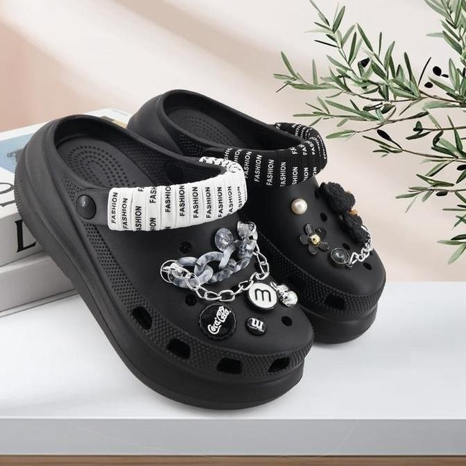 DF230>> Sandal Kodok Wanita Dewasa Sandal Wanita Dewasa FUJl Baim EVA Fashion Sandal Jelly Korea bak