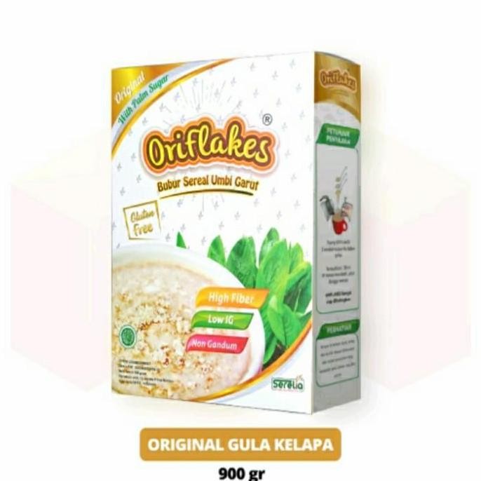 Oriflakes Umbi Garut 900 Gr, Oriflakes solusi Asam lambung, maag, gerd