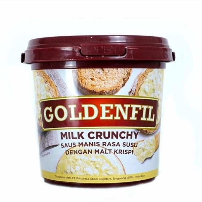

Goldenfil Milk Crunchy 1Kg Selai Susu SKM Crunchy 1 kg Expired Terbaru