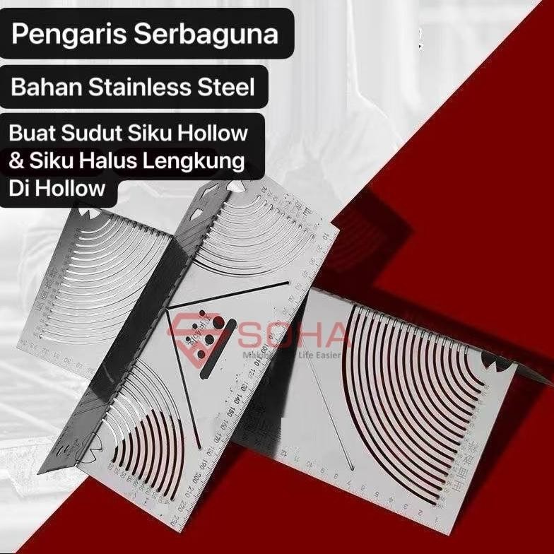 

Kekinian Tk-43 Penggaris Bisa Bending Hollow Buat Siku Halus Lengkung Dan Potong Sudut Siku Dan Rapi Besi Hollow Original