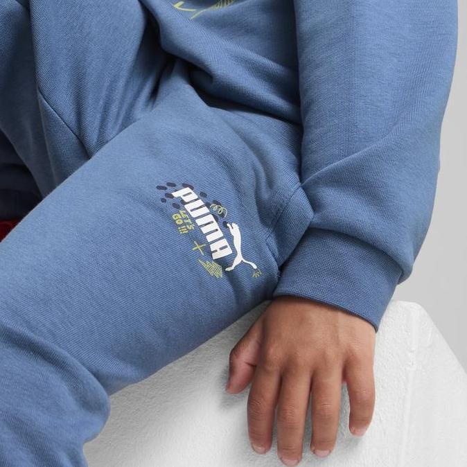 PROMO - PUMA Sweatpant Remaja Essentials+ PUMA Blue Horizon