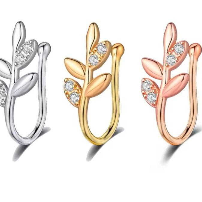 Fake Nose Piercing Anting Hidung Non Tindik Tanpa Tindik