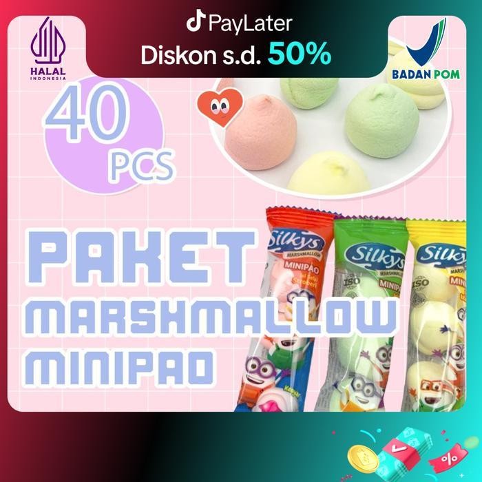 

Paket Marshmellow Minipao 40Pcs Aneka Rasa Terbaru Halal Rasa Buah Buahan Cemilan Anak Lucu Dan Sehat Candy Food Snack Jajanan Jeli Paket Usaha Jajanan Sd 1 Dus Jajanan Grosir