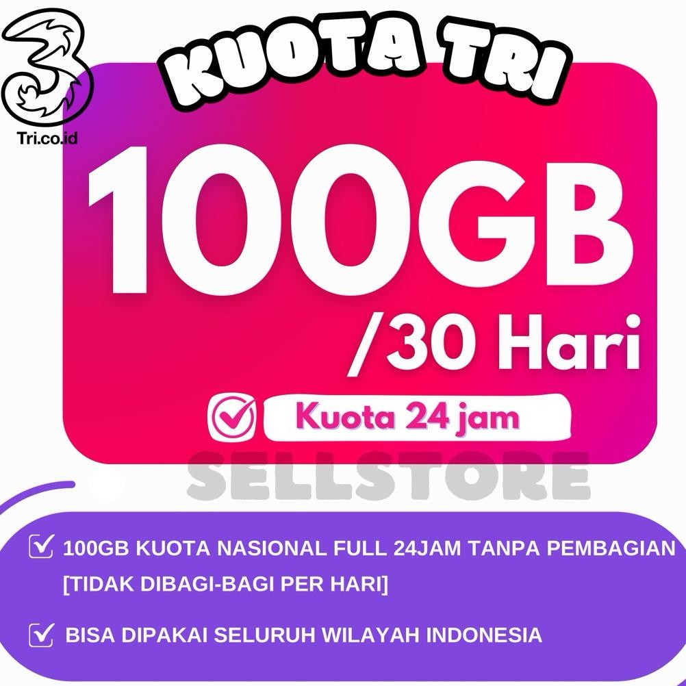 Kuota Tri Murah Happy 135Gb 130Gb 85Gb 70Gb 30Gb Full