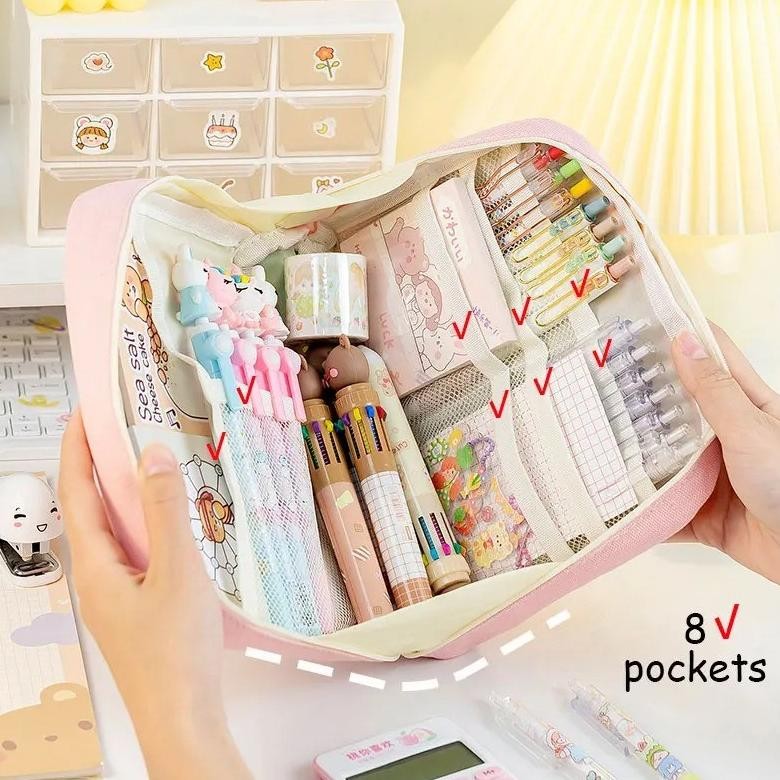 

Promo [Dotding] Kotak Pensil 8 Lapis - Tempat Pensil Anak Perempuan Kapasitas Besar, Bisa Dibuka 90 - Untuk Sekolah & Kantor H321 Ta-68