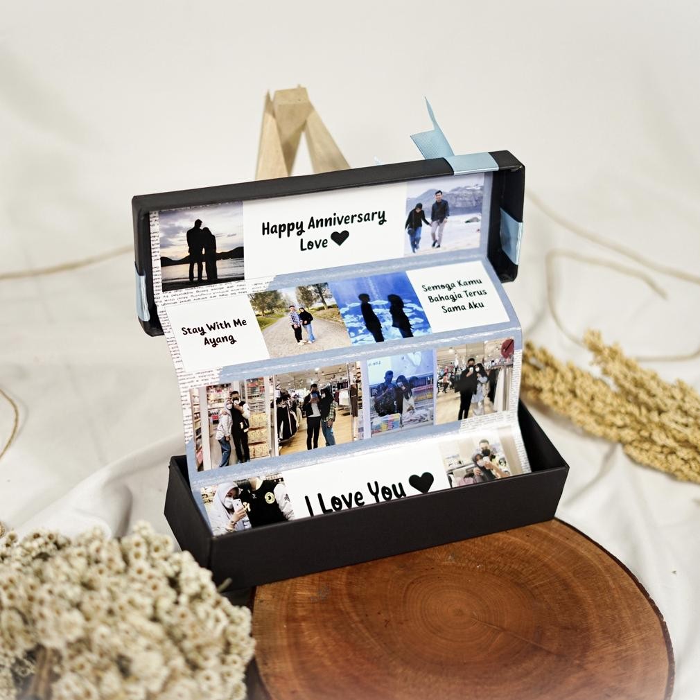 

Promo..!!! Photobox Giftbox 16 Foto Kado Ulang Tahun | Kado Anniversary Custom Box Tebal Hadiah Anniversary Valentine Jg-8
