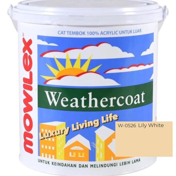 Mowilex Weathercoat Exterior W0526 Lily White 20L Pail Tinting