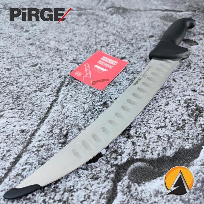Pisau Butcher knife  Pirge curved fluted 26 cm original Turkey 39622 CO
